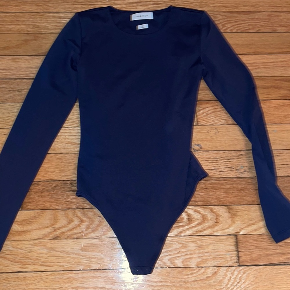 Babaton Navy Bodysuit in size XS